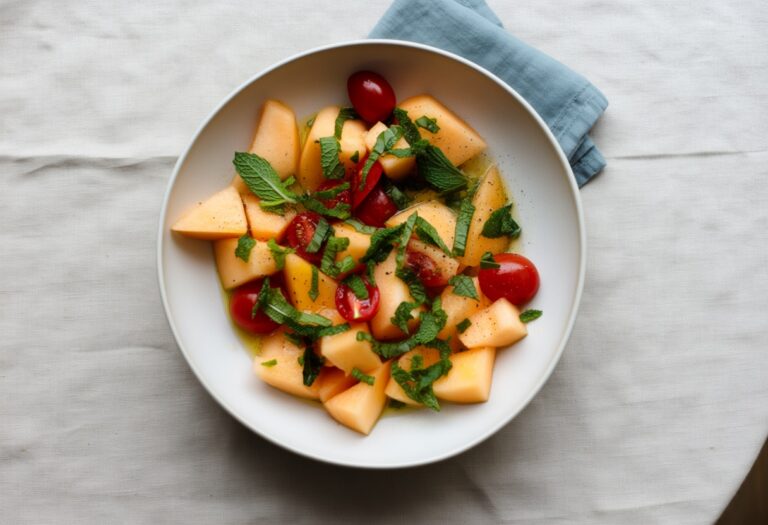 Meloni-piparmündisalat