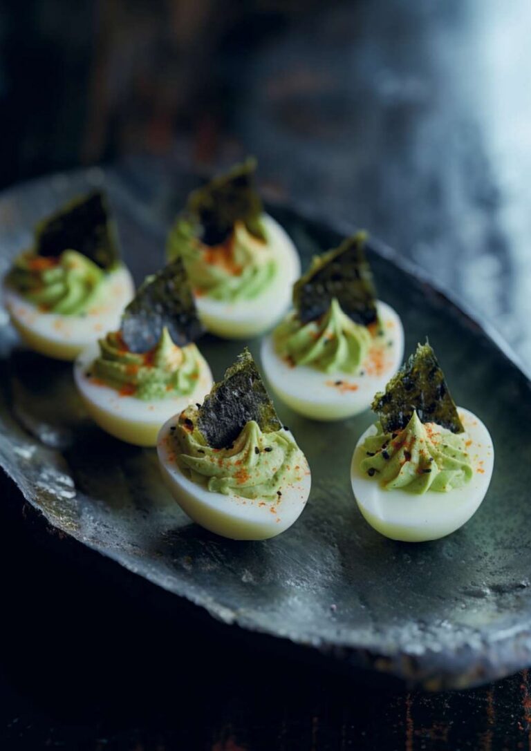 Sushi’st inspireeritud täidetud munad