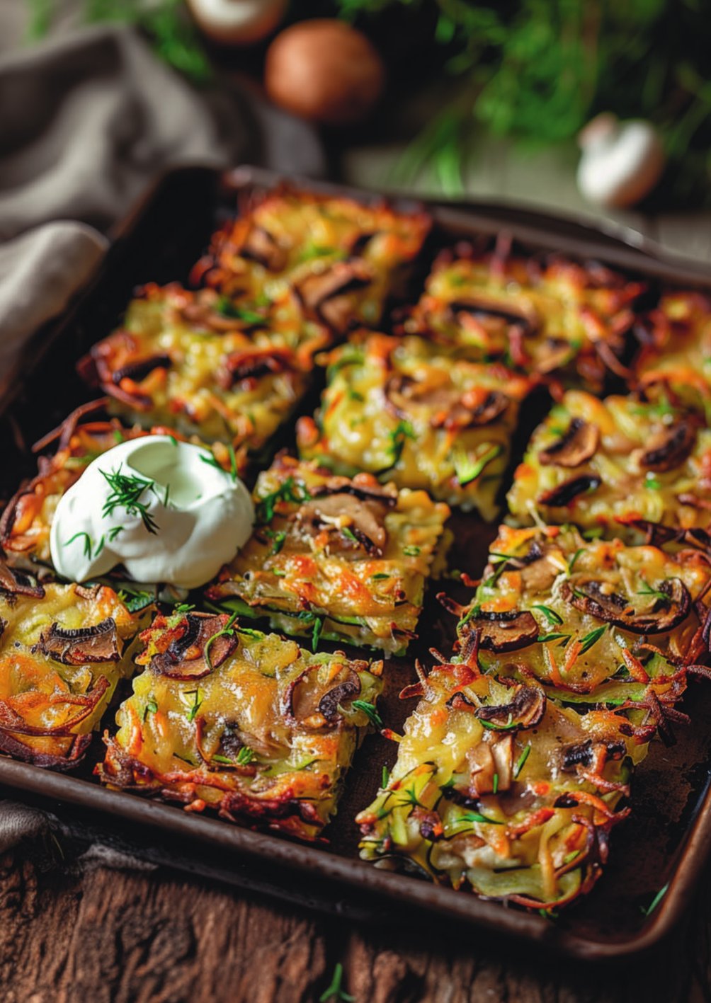 Suvikõrvitsarösti seentega